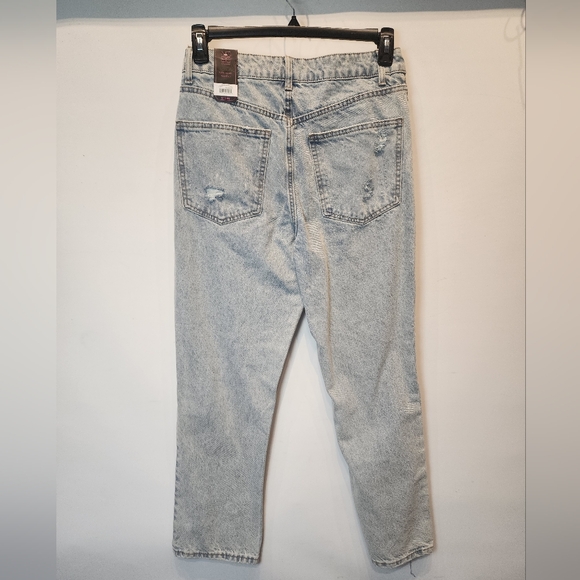 NoBo New Distressed Super High Rise Straight Jeans Size 11 - Picture 8 of 10